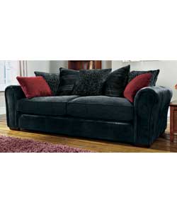 barcelona Large Sofa - Black