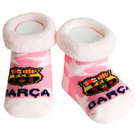 barcelona Lined Bed Socks - Pink - Baby.