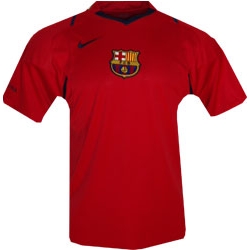 Barcelona Nike 06-07 Barcelona Dri-Fit training (red)