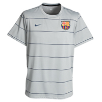 Barcelona Nike 08-09 Barcelona Training Jersey (grey)