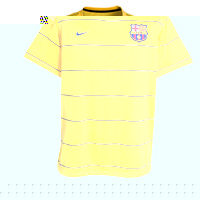 Nike 08-09 Barcelona Training Jersey (yellow)