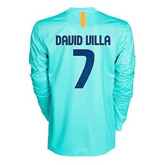 Nike 2010-11 Barcelona Nike Long Sleeve Away Shirt