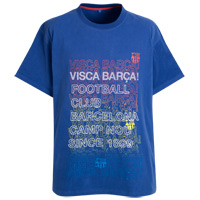 Barcelona T-Shirt - Barca Navy - Boys.