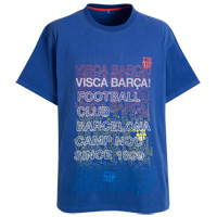 T-Shirt - Barca Navy - Boys.