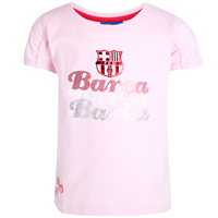 Barcelona T-Shirt - Pansy Pink - Girls.