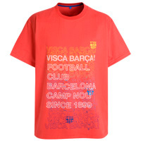 Barcelona T-Shirt - Tomato - Boys.