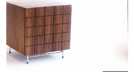Barcelona Walnut Bedside Cabinet