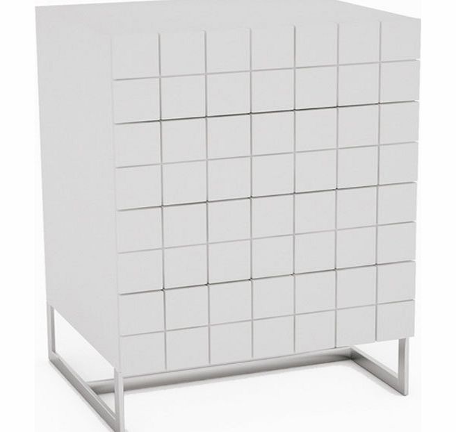 Barcelona White Chest of Drawers