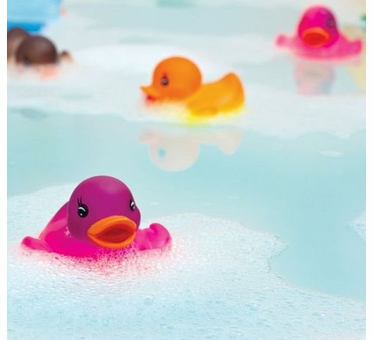 BARGAINS-GALORE 2 RUBBER COLOUR CHANGING DUCKS FUN KIDS BATH SQUEAKY TOY NEW BABY DUCK TIME HEAT