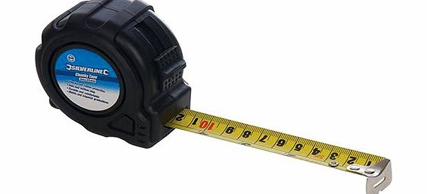 BARGAINWORLDUK BRAND NEW CHUNKY TAPE MEASURING MEASURE 5 M x 25 MM GARAGE HAND TOOLS P262