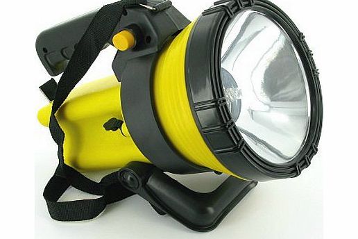 BARGAINWORLDUK RECHARGEABLE 2 MILLION CANDLE POWER TORCH LIGHT HALOGEN SPOTLIGHT LAMP LANTERN