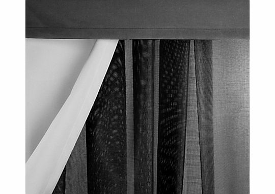 Barlow Tyrie Set of 4 Mesh Pavilion Curtains,