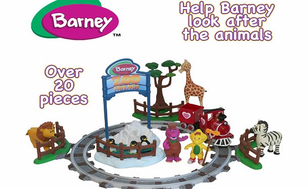 Barney and Friends Zoo Playset (pck Size 4)
