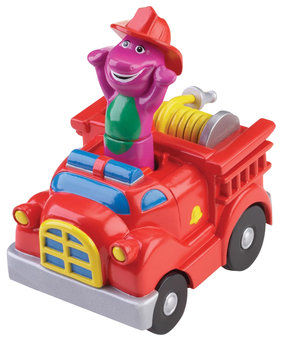 Barney Lets Go Push ``Go Vehicles - Fire Truck