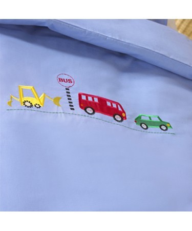 Baroo Bus Stop Single duvet cover and pillowcase set