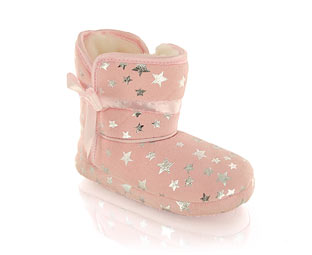 Barratts Adorable Star Print Slipper