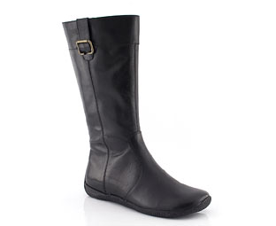 Barratts Casual Leather Buckle Trim Boot