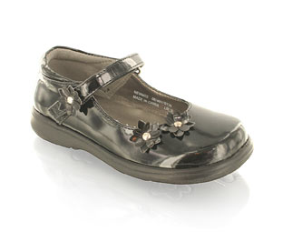 Barratts Casual Shoe With Flower Trim Detail - Nursery