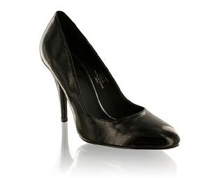 Barratts Chic Almond Toe Court Shoe - Size 1 - 2