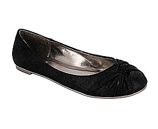 Classic Pump With Knot And Ruche Detail