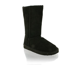 Barratts Comfortable Fur Lined Mid High Boot