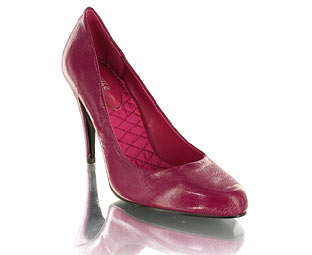 Delightful Patent Court Shoe - Size 1 - 2