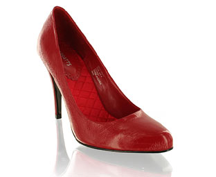 Delightful Patent Court Shoe -Size 1 -2