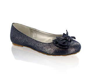Barratts Fab Ballerina Shoe With Bow Trim Detail