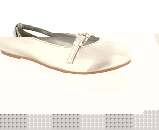Barratts Fab Ballerina Shoe With Diamante Trim Detail
