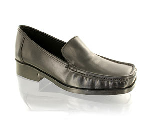 Barratts Fabulous Leather Loafer With Rolled Seam Detail