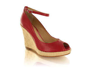 Barratts Fabulous Peep Toe Sandal With Ankle Strap Fastening