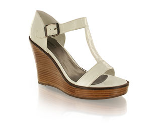 Fashionable Patent T-Bar Sandal- Sizes 1-2