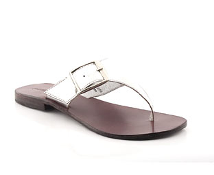 Funky Toe Post Sandal With Large Buckle Detail