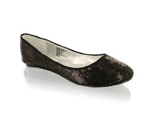 Barratts Glitzy Sequin Covered Ballerina - Size 10