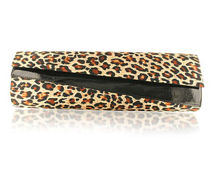 Barratts Gorgeous Leopard Print Clutch Bag