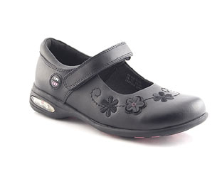 Barratts Leather Casual Shoe With Light Detail - Infant