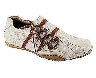 Barratts Leather Casual Shoe With Side Lace Detail -Size 13 -14