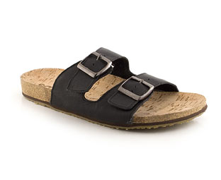 Barratts Leather Footbed Style Mule