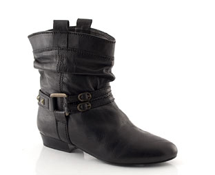 Barratts Leather Pull On Ankle Boot