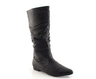 Mid High Slouch Effect Boot - Junior