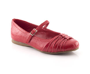 Barratts Patent Ballerina With Bow Trim - Infant