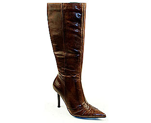 Sassy High Leg Boot With Fold Detail