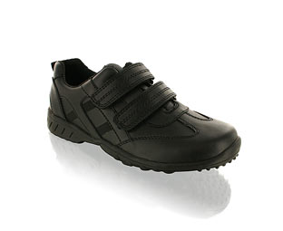 Barratts Simple Casual Shoe With Twin Velcro Detail