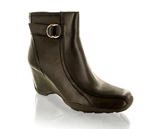 Barratts Smart Ankle Boot With Medium Wedge Heel