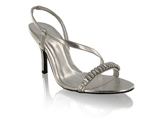 Barratts Stunning Diamante Trim Sandal - Sizes 1-2
