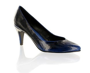 Stunning Patent Pointed Toe Court Shoe