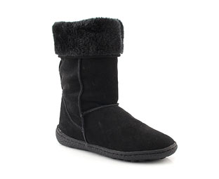 Suede Fur Lined Boot - Size 10