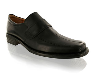 Traditional Square Toe Formal Shoe with Gusset Detail
