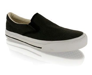 Barratts Trendy Slip On Canvas Shoe