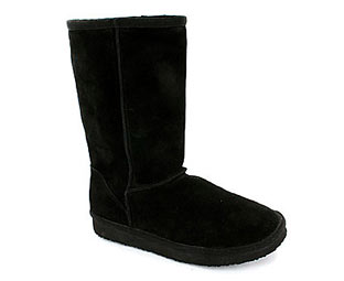 Barratts Trendy Suede Boot with Fur Lining